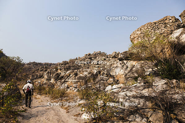ツォディロの古代岩絵　クリフ・コース　トレッキング　世界遺産 [SKA110002728]