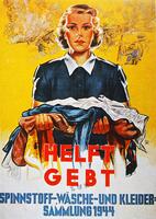 Propaganda poster encouraging the German public to donate clot.. [PHT110262237]