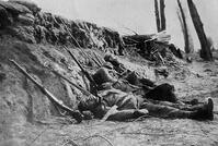 French Zouaves killed by gas during a battle. [PHT110262239]
