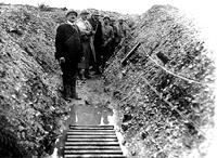 French journalists in a trench near the Fortress of Vaux [PHT110262243]