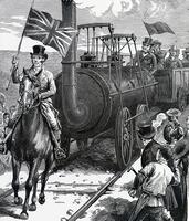 Opening of the Stockton and Darlington Railway, 1825 [PHT110262268]