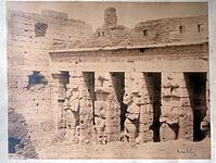 Le Gray Gustave, Egypt, Temple in Thebes, the Caryatids [PHT110262199]