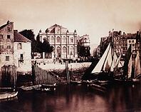 Le Gray Gustave, Le Havre, Sailing boat alongside the quay and.. [PHT110262205]