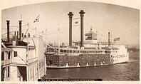 Steamship loaded with cotton on the Mississipi river [PHT110262207]