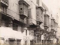 Wooden balconies (Moucharabieh) in Cairo (Egypt) [PHT110262222]