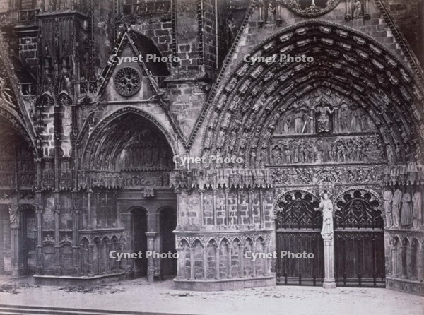 Bisson Fr?res, Bourges cathedral, main portal [PHT110262190]