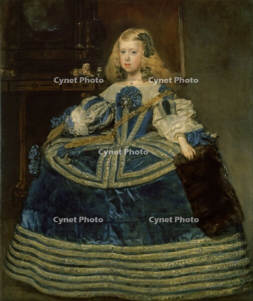 Infanta Margarita Teresa (1651-1673) in a Blue Dress. Museum: Art History Museum, Vienne. Author: DIEGO VELAZQUEZ. [ABM110342191]
