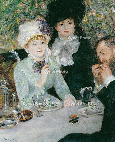After the Luncheon. Date/Period: 1879. Painting. Oil on canvas. Width: 81.3 cm. Height: 100.5 cm (Complete). Author: Pierre-Auguste Renoir. [ABM110574447]