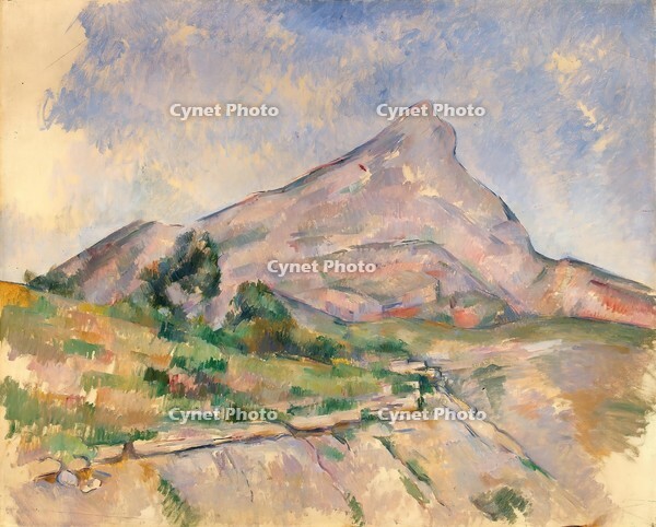 'Mount Sainte-Victoire'. France, Circa 1897-1898. Dimensions: 81x100,5 cm. Museum: State Hermitage, St. Petersburg. Author: PAUL CEZANNE. [ABM110694584]