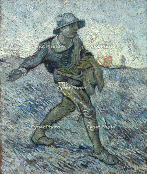 The sower (after Millet). Museum: Krýller-Mýller Museum, Otterlo. Author: VINCENT VAN GOGH. [ABM110948189]