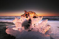 十勝のジュエリーアイスの日の出　太平洋 [TMA110070911]