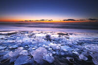 十勝のジュエリーアイスの朝　太平洋 [TMA110070912]