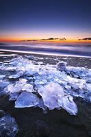 十勝のジュエリーアイスの朝　太平洋 [TMA110070913]