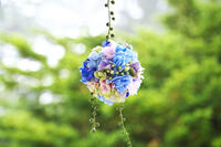 鹿追神社の花のオブジェ [TMA110073341]