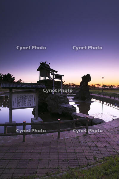 海峡いさりび公園の朝 [TMA110070137]