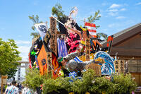 土崎神明社祭　曳山行事（宵宮）　郷社参り [OKE110019902]