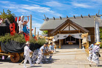 土崎神明社祭　曳山行事（宵宮）　郷社参り [OKE110019906]