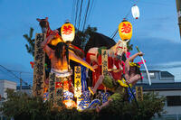 土崎神明社祭　曳山行事（本祭）　戻り曳山 [OKE110019961]