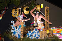 土崎神明社祭　曳山行事（本祭）　戻り曳山 [OKE110019971]