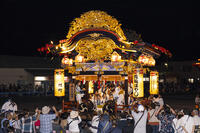 花輪ばやし　駅前行事　屋台（旭町） [OKE110020726]