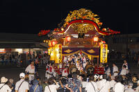 花輪ばやし　駅前行事　屋台（組丁） [OKE110020727]