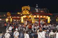 花輪ばやし　駅前行事　屋台（大町） [OKE110020734]