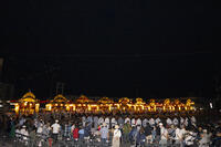 花輪ばやし　駅前行事　全屋台集合 [OKE110020745]