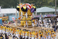 新居浜太鼓祭り　上部地区山根グラウンド統一寄せ [OKE110021727]