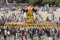 新居浜太鼓祭り　上部地区山根グラウンド統一寄せ [OKE110021728]