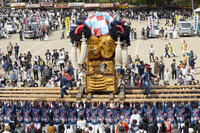 新居浜太鼓祭り　上部地区山根グラウンド統一寄せ [OKE110021731]