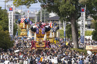 新居浜太鼓祭り　上部地区山根グラウンド統一寄せ [OKE110021733]