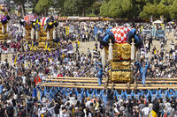 新居浜太鼓祭り　上部地区山根グラウンド統一寄せ [OKE110021744]