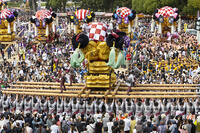 新居浜太鼓祭り　上部地区山根グラウンド統一寄せ [OKE110021748]
