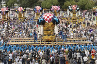 新居浜太鼓祭り　上部地区山根グラウンド統一寄せ [OKE110021749]