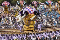 新居浜太鼓祭り　上部地区山根グラウンド統一寄せ [OKE110021753]