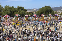 新居浜太鼓祭り　上部地区山根グラウンド統一寄せ [OKE110021762]