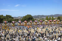 新居浜太鼓祭り　上部地区山根グラウンド統一寄せ [OKE110021763]