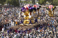 新居浜太鼓祭り　上部地区山根グラウンド統一寄せ [OKE110021764]