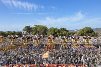 新居浜太鼓祭り　上部地区山根グラウンド統一寄せ [OKE110021770]