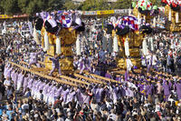新居浜太鼓祭り　上部地区山根グラウンド統一寄せ [OKE110021773]