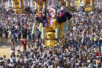 新居浜太鼓祭り　上部地区山根グラウンド統一寄せ [OKE110021776]