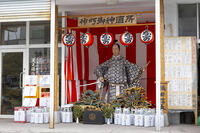 久喜提燈祭り「天王様」　神酒所（仲町）　織田信長 [OKE110022792]