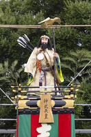 久喜提燈祭り「天王様」　人形山車（志ん二）　神武天皇 [OKE110022809]