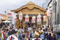 久喜提燈祭り「天王様」　八雲神社御仮屋　式典 [OKE110022813]