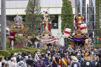 久喜提燈祭り「天王様」　人形山車 [OKE110022822]