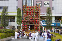 久喜提燈祭り「天王様」　山車組替（東一） [OKE110022838]