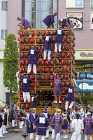 久喜提燈祭り「天王様」　山車組替（東一） [OKE110022839]