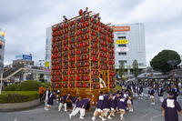 久喜提燈祭り「天王様」　提燈山車（東一） [OKE110022840]