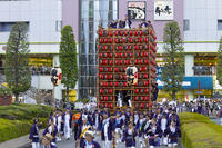 久喜提燈祭り「天王様」　提燈山車（東一） [OKE110022842]