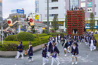 久喜提燈祭り「天王様」　提燈山車（東一） [OKE110022843]